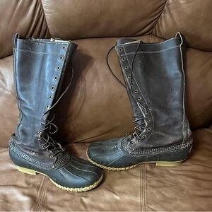 L.L. Bean Men's Maine Hunting Brown Lace-Up Boots size 11